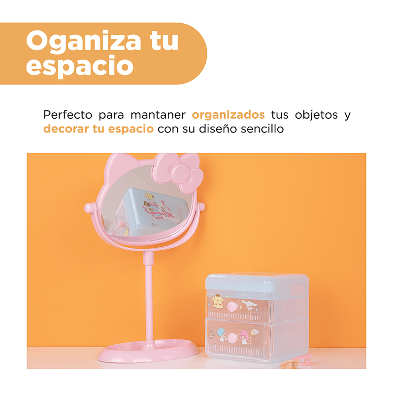 Organizador-de-pl-stico-para-escritorio-con-caj-n-sanrio-azul-Sanrio-5-3916