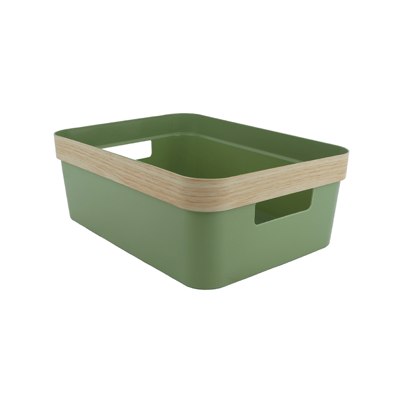Organizador-de-pl-stico-con-borde-de-dise-o-de-vetas-de-madera-verde-35x26x12-5cm-Miniso-1-13861