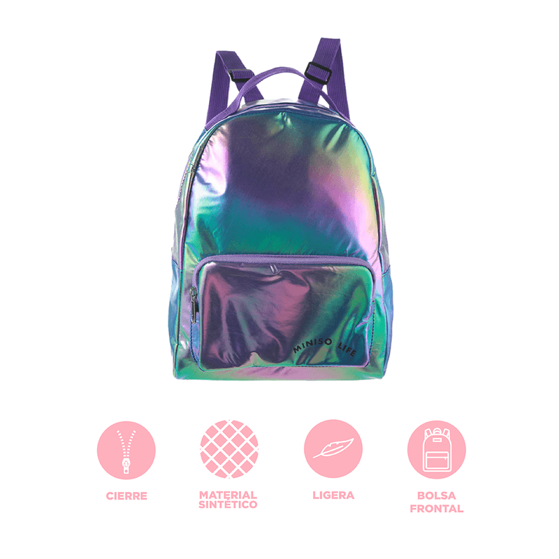 Mochila-de-moda-metalizada-miniso-morada-Miniso-4-14102
