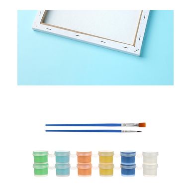 Set de pinturas para tablero pingüino de boda -  Miniso