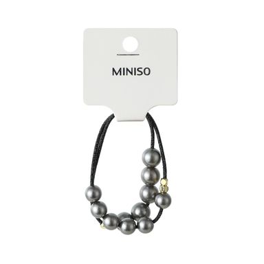 Liga para el cabello con imitación de perlas 1 par - Miniso