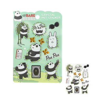 Stickers y estampas we bare bears coleccion 5.0 pegatinas de gemas panda -  Miniso