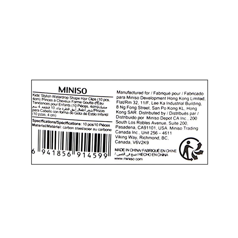 Paquete-de-broche-para-cabello-small-fresh-water-10-pzas-Miniso-4-13257
