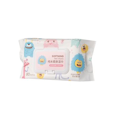 Toallitas húmedas suavizantes (80 toallitas) monster paradise collection - Miniso