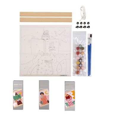 Set para jugar conjunto de pintura de numeros de la serie de bricolaje de 20 cm -  Miniso
