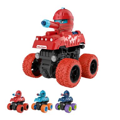 Terrestre inercia lanzamiento de tanque pequeño 3 modelos variados - Miniso