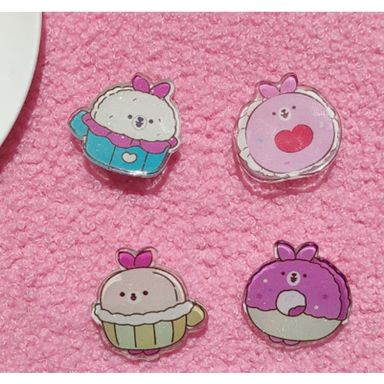 Pin de acrílico mini family sweet bunbun 2 piezas -  Miniso