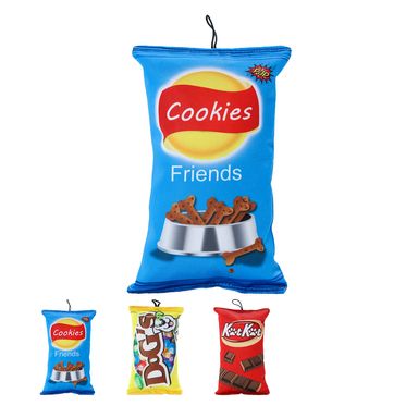 Juguetes para mascotas peluche con sonido serie divertida papas fritas 21cm x 13cm x 5cm - Miniso