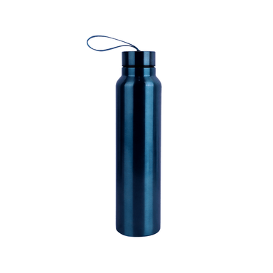 Termo de acero inoxidable con correa para deportes azul 950 ml -  Miniso