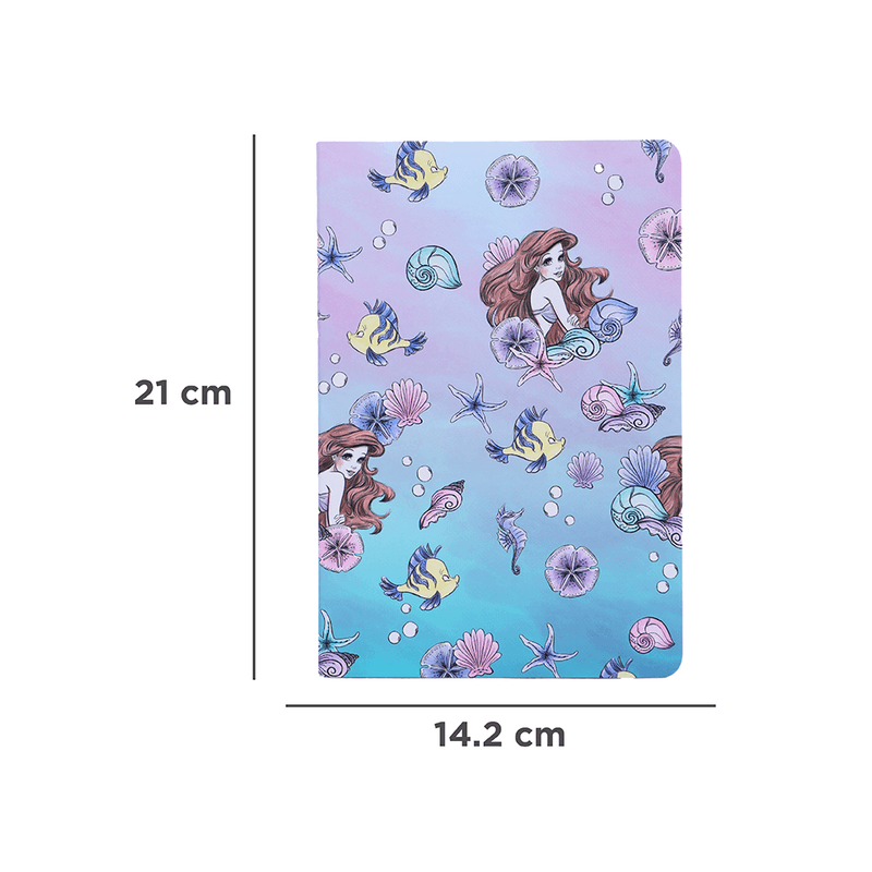 Libretas-y-cuadernos-A5-encuadernado-con-puntadas-concha-40-hojas-21x14-2cm-la-sirenita-Disney-6-14051