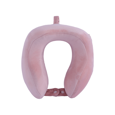 Almohada de viaje en forma de U de espuma viscoelástica rosa -  Miniso