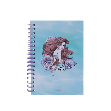 Libretas y cuadernos A6 con alambre azul, 50 hojas 15.3cm x 10.8cm la sirenita -  Disney
