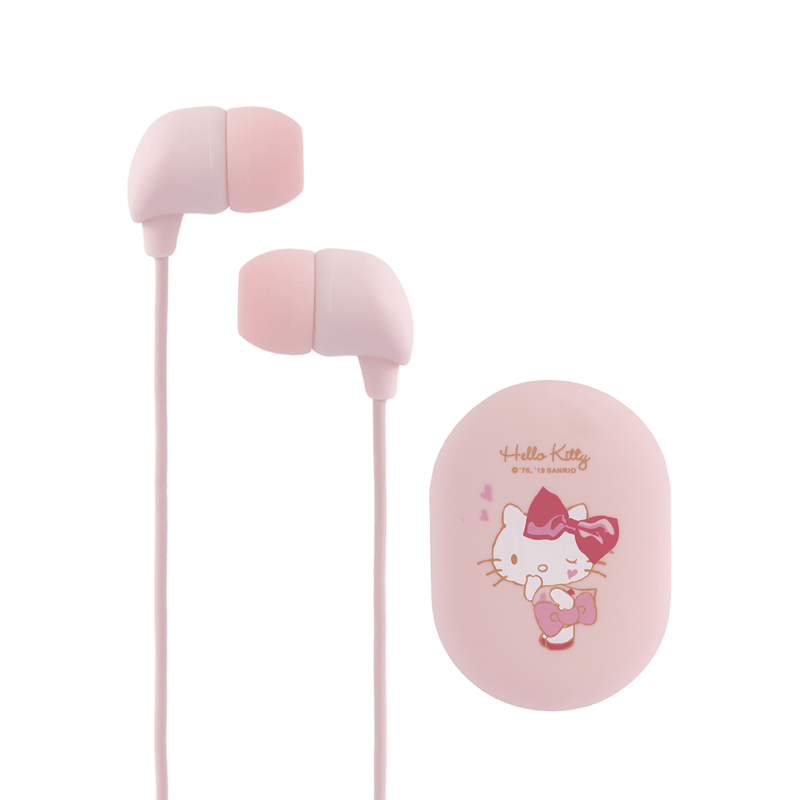 Aud-fonos-con-estuche-de-almacenmiento-ovalado-hello-kitty-2616-rosa-Sanrio-1-10101