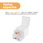 Organizador-de-pl-stico-para-escritorio-con-caj-n-sanrio-blanco-Sanrio-6-3915
