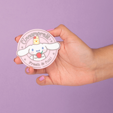 Espejo portátil de una cara de silicona cinnamoroll cartoon - Sanrio