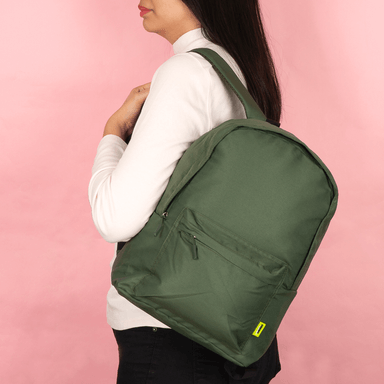 Mochila básica miniso verde -  Miniso