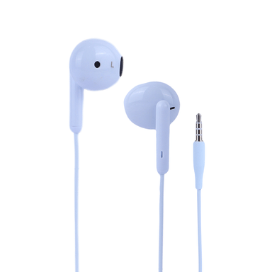 Audífonos con cable de 3.5 mm modelo w001031 azul -  Miniso