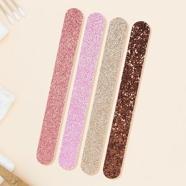 Juego de limas de uñas brillantes sparkling star series (4 piezas) -  Miniso