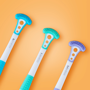 Cepillo de dientes para limpieza de lengua 2 en 1 paquete de 3 -  Miniso