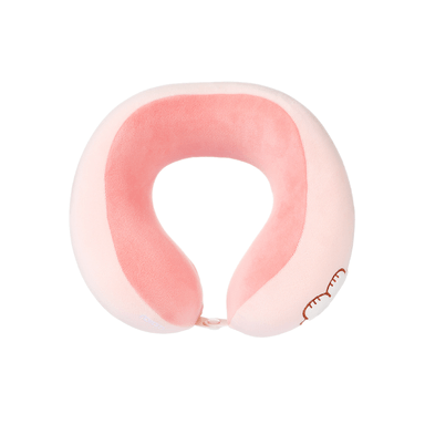 Almohada de viaje de espuma viscoelástica de la serie ratora 24.5cm rosa -  Miniso