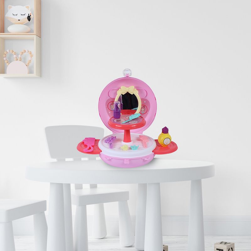 Set-para-jugar-de-dona-serie-juguete-de-plastico-caja-de-maquillaje-19-5cm-18-5cm-7-5cm-Miniso-4-12739