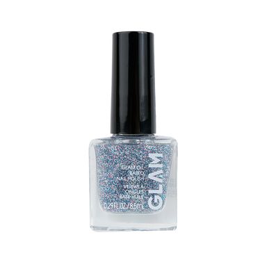 Esmalte para uñas a base de aceite plateado estrellante -  Miniso