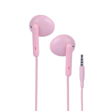 Audífonos con cable de 3.5 mm de media entrada modelo w001031 rosa -  Miniso
