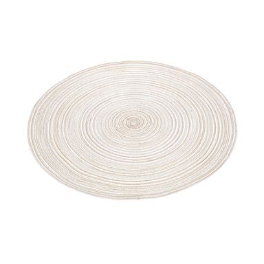 Mantel redondo trenzado beige -  Miniso