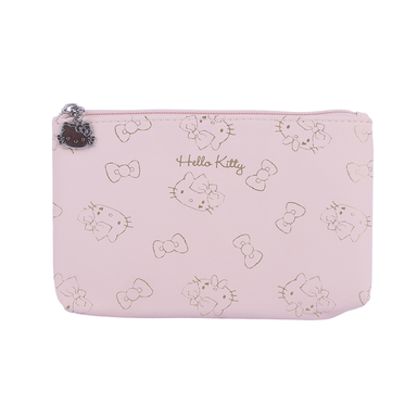 Bolsa de maquillaje trapezoidal hello kitty rosa -  Sanrio