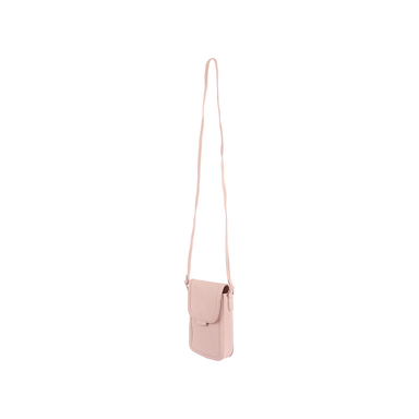 Mini bolso porta celular con solapa miniso rosa -  Miniso