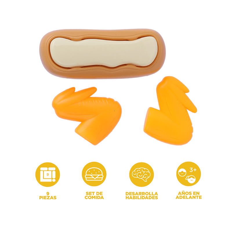 Set-para-jugar-serie-casa-de-juegos-cubeta-de-comida-r-pida-13-piezas-18-5cm-x-18-5cm-x-10cm-Miniso-4-13781