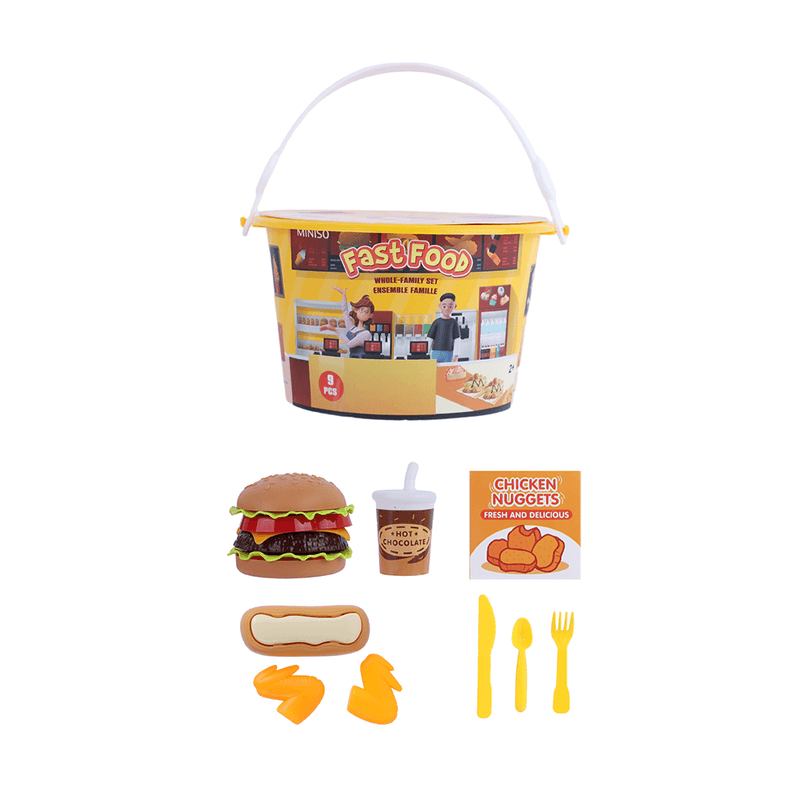 Set-para-jugar-serie-casa-de-juegos-cubeta-de-comida-r-pida-13-piezas-18-5cm-x-18-5cm-x-10cm-Miniso-1-13781