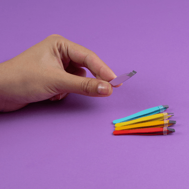 Juego de minipinzas para cejas rainbow series 5 piezas -  Miniso