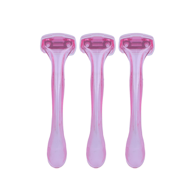 Mini maquinilla de afeitar segura para el bikini 3 pzas -  Miniso