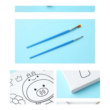 Set de pinturas para tablero piggy -  Miniso