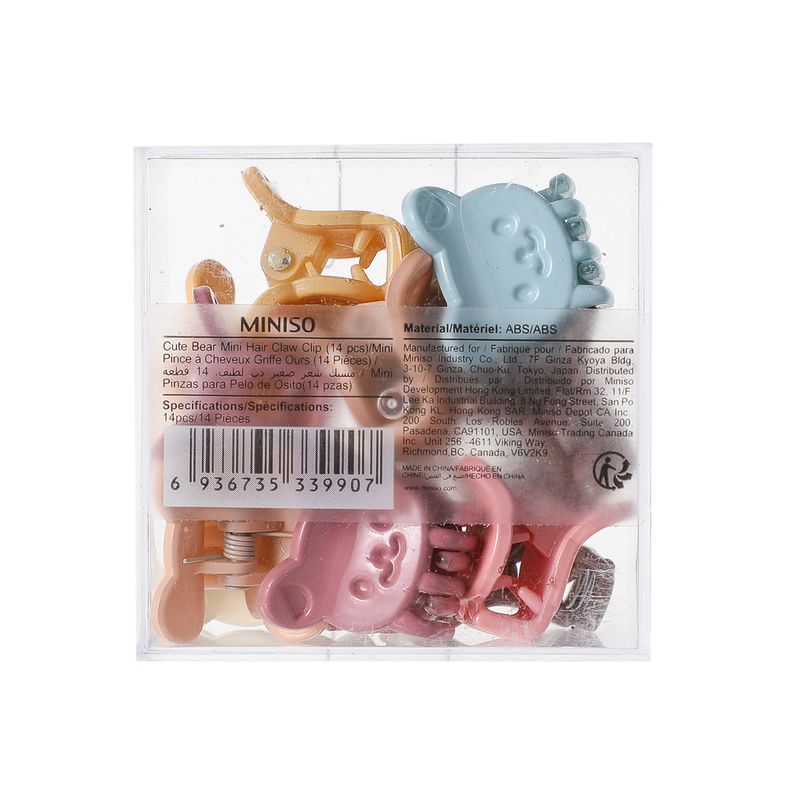 Pinza-para-cabello-mini-14-pzas-osito-mix-de-colores-Miniso-5-11044