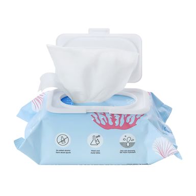 Toallas desmaquillantes sea salt mint 35 pzas -  Miniso