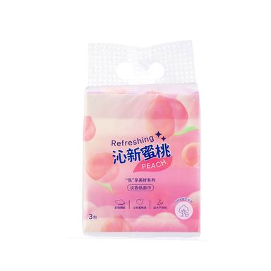Pañuelos desechables con aroma miniso beautiful series durazno 3 pzas -  Miniso