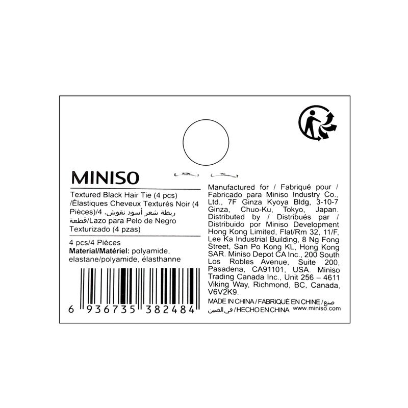 Paquete-de-ligas-para-el-cabello-texturizadas-4-pzas-negro-Miniso-3-12255