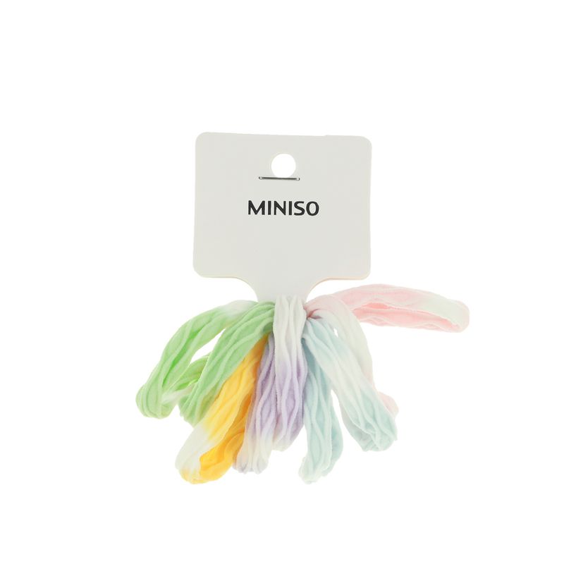 Paquete-de-ligas-para-cabello-texturizadas-miniso-10-pzas-mix-de-colores-Miniso-5-12471