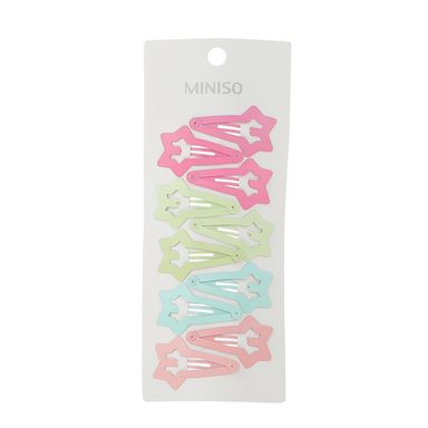 Pinzas para el pelo con forma de gota de agua dulce 10 unds -  Miniso