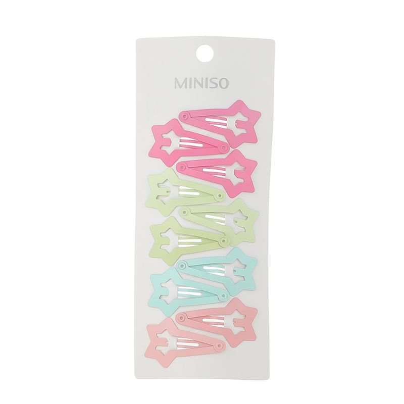Pinzas-para-el-pelo-con-forma-de-gota-de-agua-dulce-10-unds-Miniso-3-13652