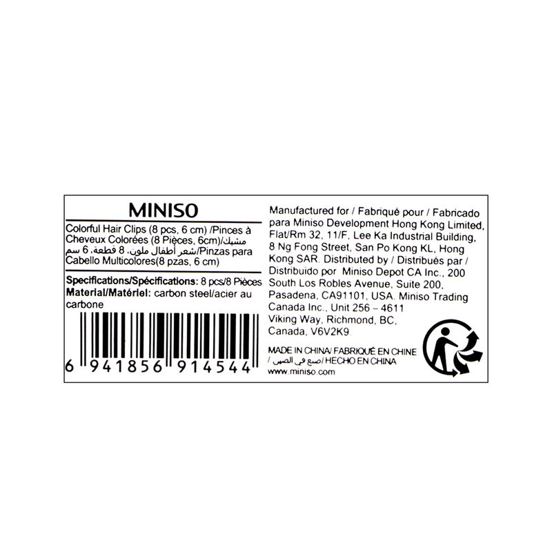 Set-de-broches-para-el-cabello-tipo-pinza-miniso-6-cm-mix-de-colores-8-pzas-Miniso-3-13653