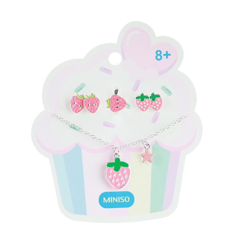 Set-de-infantil-collar-con-dijes-y-aretes-miniso-colecci-n-funny-Miniso-5-14525