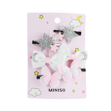 Set de broches infantiles miniso mariposas 6 pzas -  Miniso