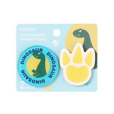 Imanes de refrigerador de la serie de dinosaurios 2 piezas colores mixtos -  Miniso