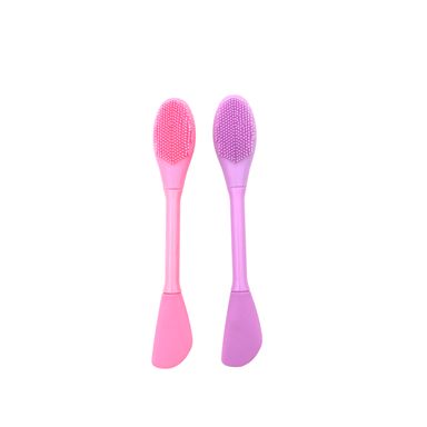 Cepillo de limpieza facial 2 en 1 silicon pink me - Miniso