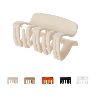 Pinza para el cabello de garra grande color puro colores mixtos -  Miniso