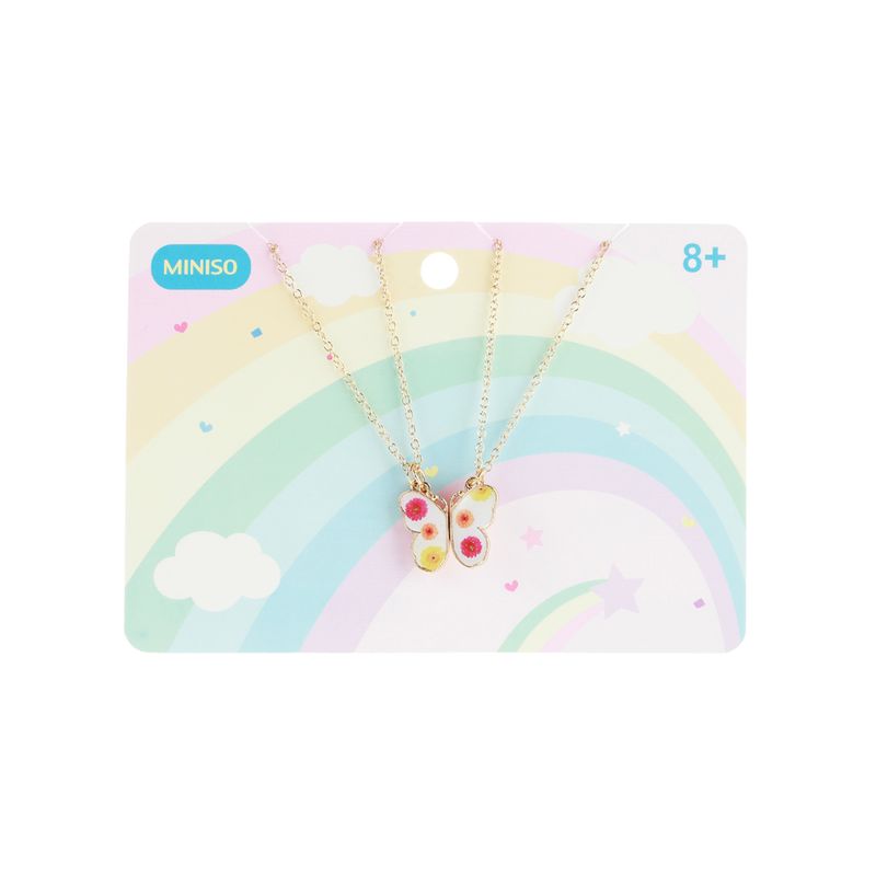 Set-de-collares-infantiles-de-amistad-colecci-n-funny-mariposa-Miniso-1-14513
