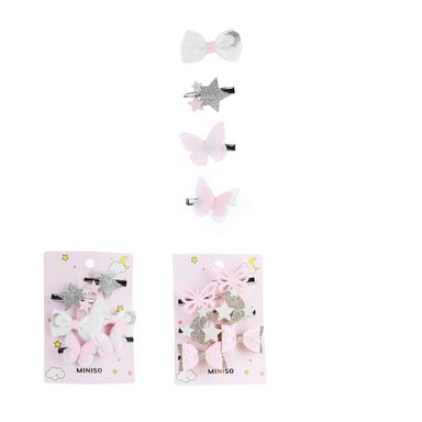 Set de broches infantiles miniso mariposas 6 pzas -  Miniso